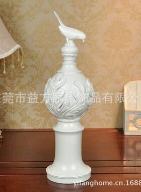 欧美风格家饰欧式小鸟摆饰树脂工艺家居摆件结婚新房装饰手工