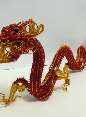 意动艺漫仿真型手编工YNJ铝丝铝模线编织摆创件