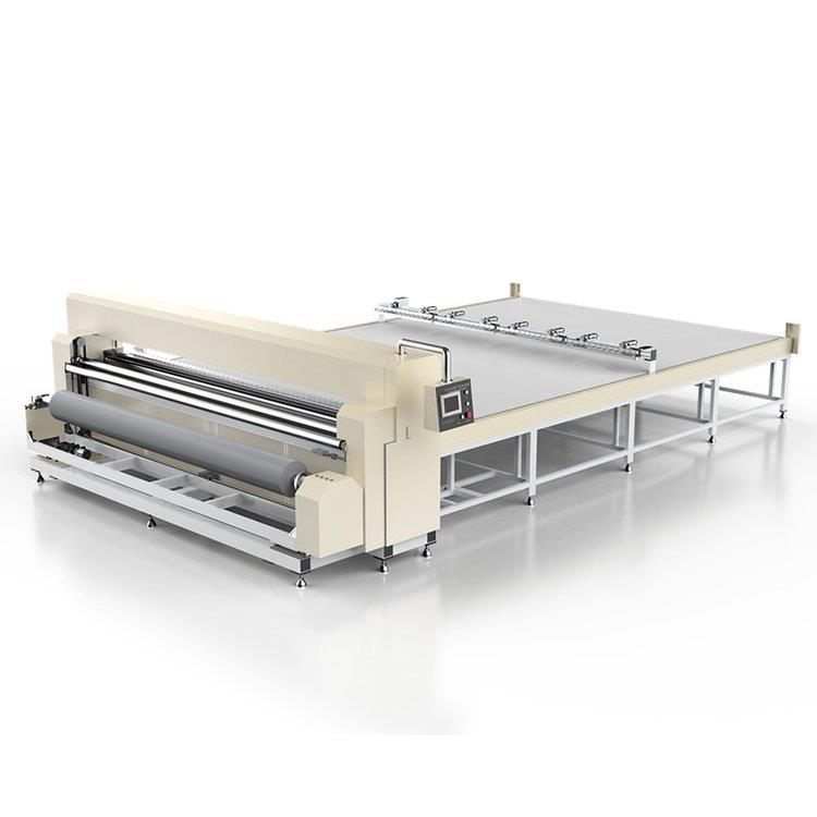Fully automatic ultrasonic curtain cutting machine, weaving windproof roller blind, soft gauze curtain fabric cutting and cutting intelligent equipment
