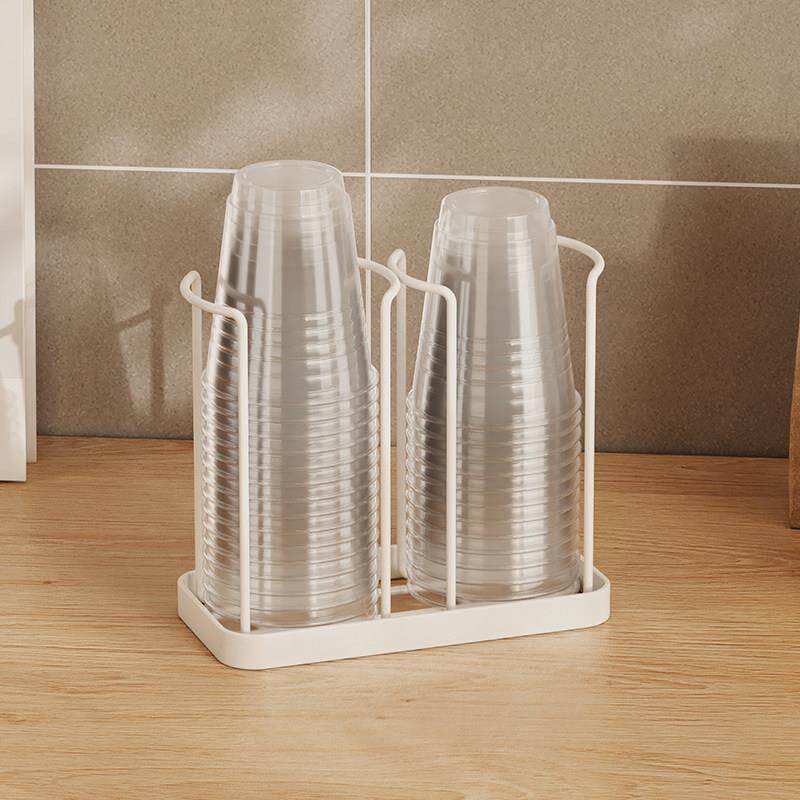 Disposable cup cup taker, good-looking and large-sized, universal plastic paper cup holder, desktop storage rack, commercial