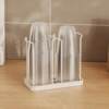 Disposable cup cup taker, good-looking and large-sized, universal plastic paper cup holder, desktop storage rack, commercial