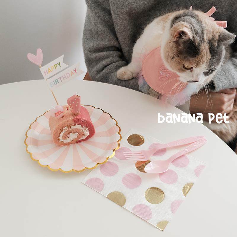 宠物派对猫咪狗生日一次性餐具金属木质刀叉套装节日蛋糕甜品道具,淘宝优惠券,粉丝福利购,淘宝优惠卷