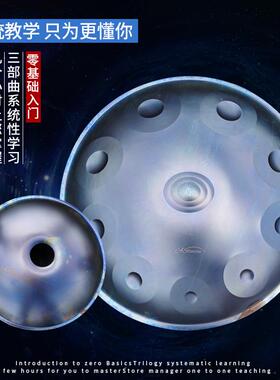 AS手碟鼓handpan专业级d小调忘忧色空灵鼓钢舌鼓手碟乐器支架