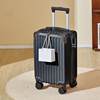 New 18-inch small password suitcase for men and women, lightweight leather suitcase, universal wheel trolley case, cute