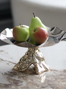 现代轻奢家居果盘摆HUV件样板房展店厅茶干几酒前台吧台厨房零食