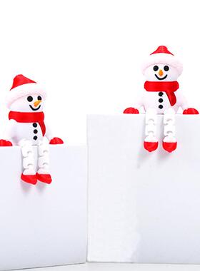 跨境爆款3d打印玩具圣诞雪人挂件圣诞节装饰品儿童小礼物树脂摆件