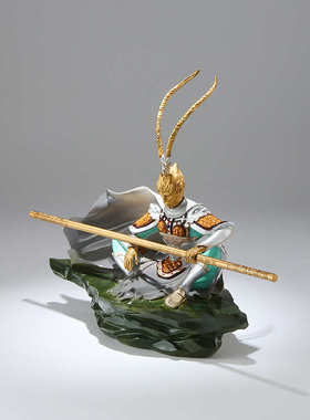 厂家直销黄铜摆件《大圣归来》铜工艺品家居饰品开业客厅玄关摆件