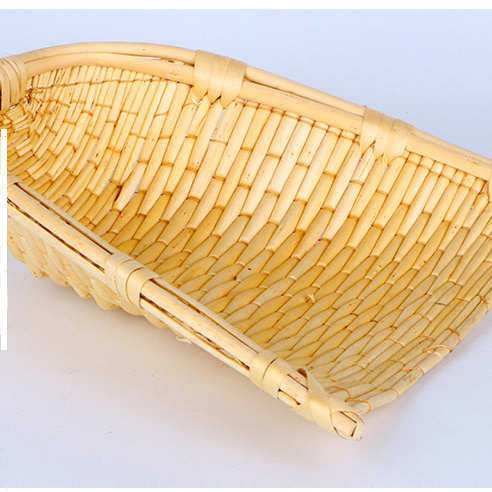 Mini household dustpan storage basket pure handmade willow weaving and rattan products for large, medium and small hotels