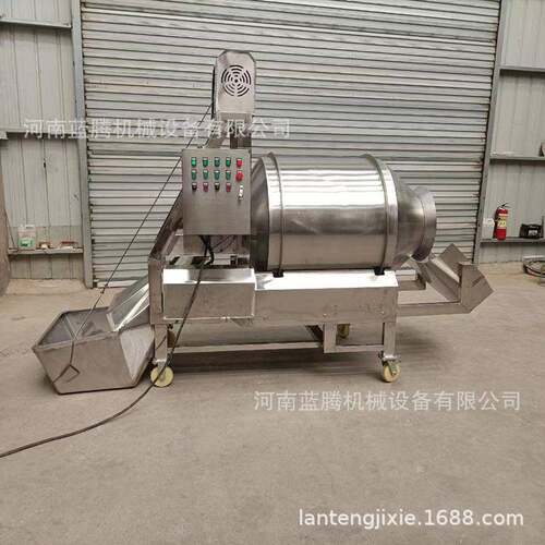 304不锈钢滚筒搅拌机大型自动上料混合机卧式食品混合拌料机 - 图2