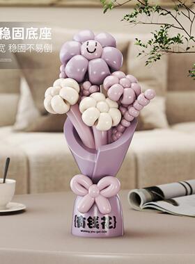 有钱花桌面玄关装饰品摆件工位办公室情绪稳定器改造房间的小物件