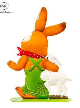 高宝Goebel进口生肖动物兔子桌面摆件男女生日礼物高档新年礼品