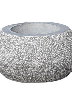 青石柱墩底座石皮F9777MJ7墩子垫基石柱脚雕柱石圆墩空心石础柱顶