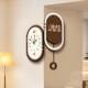 2025 new living room corner wall clock perpetual calendar electronic clock simple clock wall hanging creative double-sided corner clock
