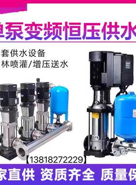 CDLF单泵变频恒压供水设备高扬程工地临时用水立式增压