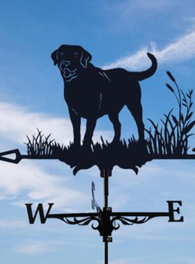 龙欧狗人与狗金属风向标向飞庭院屋顶AS7654a农场风标洲复古风向