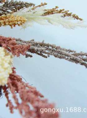 2024款批发53CM仿真泡沫珠子麦穗大圆圈家居办公造景装饰挂摆件