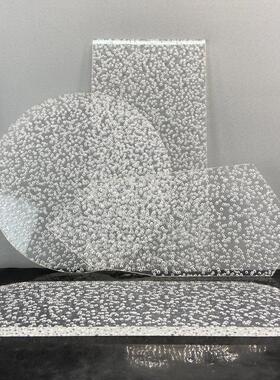 简约创意不规则气泡有机玻璃托盘摆件客厅茶几样板间酒店果盘装饰