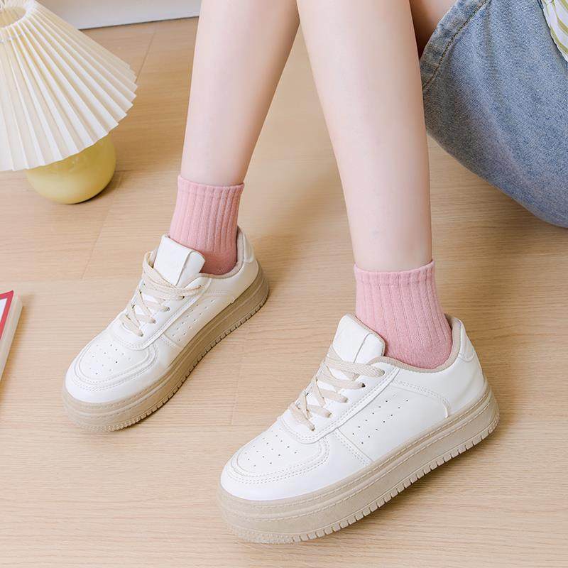 袜子女春秋纯棉防臭防脚气抗菌抗起球商务吸汗透气不臭脚中筒短袜,淘宝优惠券,粉丝福利购,淘宝优惠卷