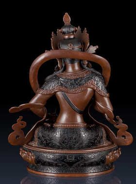 纯黄铜金刚萨埵佛像摆件密宗佛像工艺品家居饰品金刚萨锤佛像饰品