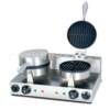 Factory direct supply waffle oven commercial electric double-head waffle oven double-sided heating and waffle maker