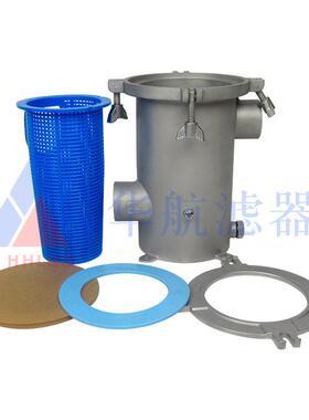 供过应金属过滤理海水设备筒719精密滤器水处污水过滤篮式过滤器
