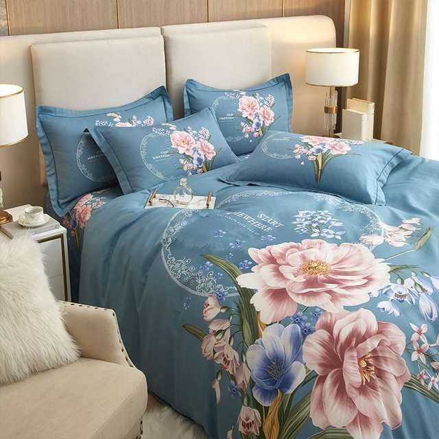 Four-piece set of cotton pure cotton 100 bedding 2025 new bed sheets quilt covers quilt covers dormitory three-piece set 4