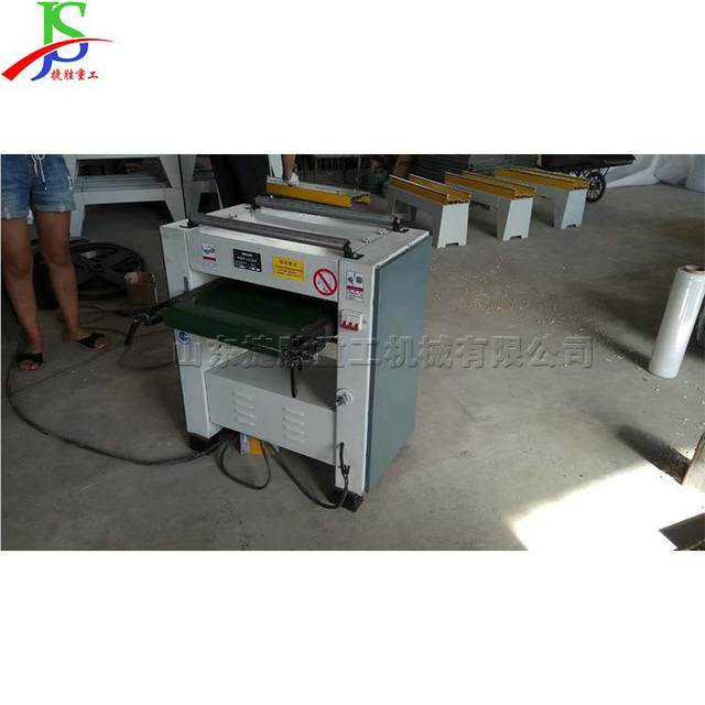 Small single woodworking pressing machine, surface conveyor belt, manual woodworking pressing tool, home js-56454 factory wood planing