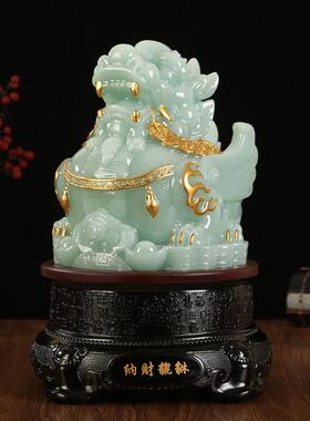 纳财貔貅摆件客厅玄关办公室前台飞天皮丘装饰品店铺开业乔迁礼物