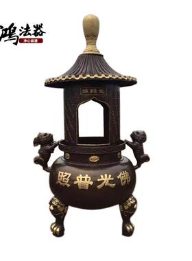 焚经炉寺庙聚宝炉铸铁化宝炉 宗祠寺院堂焚经烧纸炉