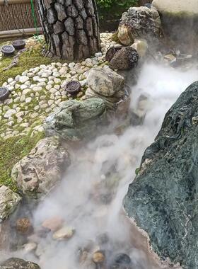 水池烟雾起雾水雾机假山喷雾头鱼池造雾器盆景景观十头雾化板大雾