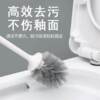 Toilet brush household no dead ends toilet brush cleaning set artifact wall-mounted toilet one-piece long handle