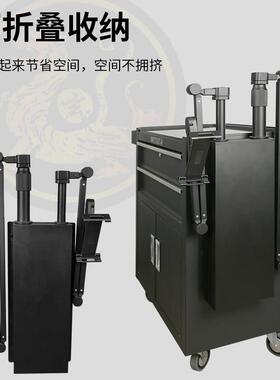 纹身工具车专用工作灯折叠装置手推车平板夹遥控摇臂铝合金美妆