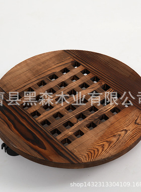 可移动厚实花托万向花架装饰摆件