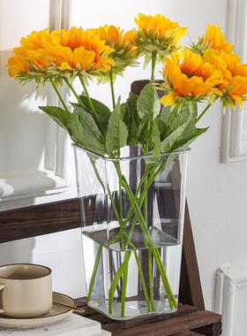 亚克力花店养花塑料干花鲜花花瓶