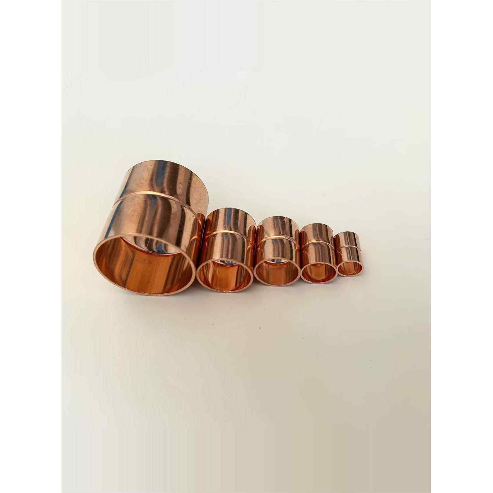 紫铜等径直接双接头承口焊接耐压加厚内径6.35mm-108各种规格现货,淘宝优惠券,粉丝福利购,淘宝优惠卷