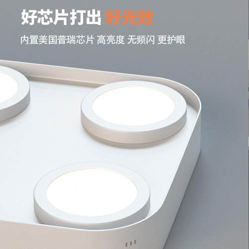 超薄led明装筒灯简约现代客厅斗胆灯长方形主卧室房间灯中山灯具 - 图2