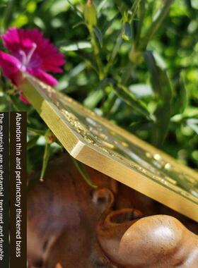 门到门横批装饰纯黄铜天冠祝福客厅入口入口门贴纸挂件电梯牌匾