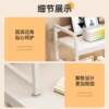 Desktop storage rack student desk storage with hole board bookshelf office workstation computer desk multi-layer shelf