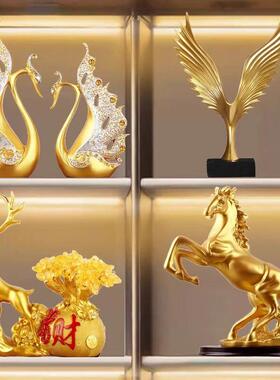 乔迁新居礼品酒柜装饰品摆件轻奢高档招财现代家居客厅餐边电视柜