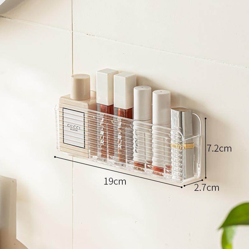镜柜化妆品收纳盒放口红架子壁挂浴室柜窄长型护肤分格整理置物架,淘宝优惠券,粉丝福利购,淘宝优惠卷