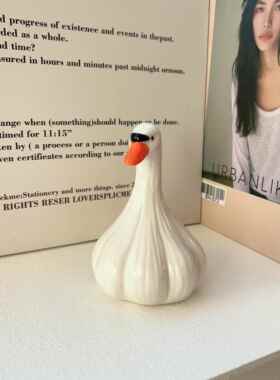 “蒜瞭鸭 没什么 么大不瞭的”创意治愈桌面摆件搞怪节日生日礼物