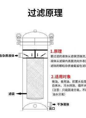 众赢不锈钢袋式过滤器耐酸袋式过滤器磷酸盐涂剂袋式过滤器