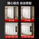 Cream style solid wood storage cabinet wardrobe home bedroom small apartment modern simple cabinet whole house furniture combination