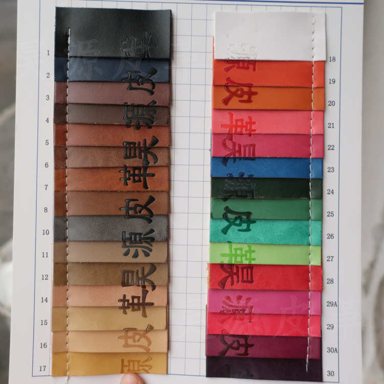 手袋变色封面菜谱皮革pu005鞋人造革材箱包仿皮面料热压帽子高档-图3
