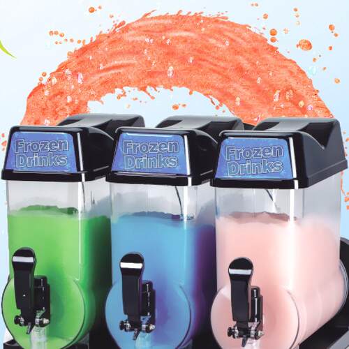 单缸雪泥机双缸商用雪融饮料机三缸冰沙机Snow thawing machine - 图1