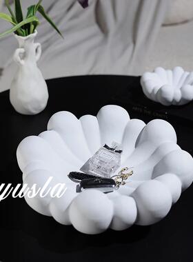 爆盘款法式间云朵水果盘托收纳摆件客样板厅餐SED厅茶几软装饰品