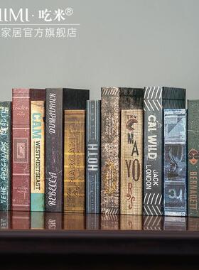 酒柜道具装饰摆设创意模型书壳焕琦欧式复古仿真书假书装饰品摆件