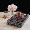 French acrylic tray rectangular fruit plate coffee table desktop tea set aromatherapy cosmetics storage home living room