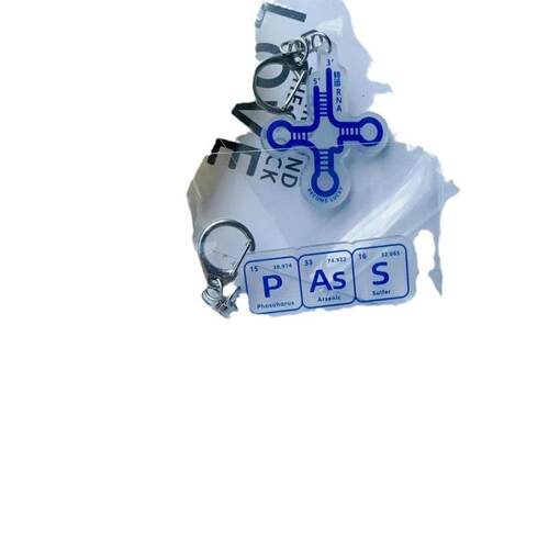 转运RNA挂件trna PASS Genius钥匙扣双面层生物科研趣味搞怪礼物 - 图1