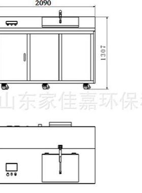 酒店学校食堂用商用餐厨垃圾粉碎分解生化处理设备一体机